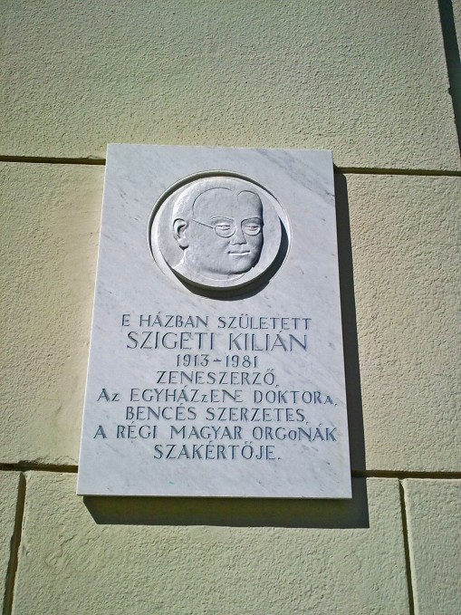   - Szigeti Kilin emlktbla