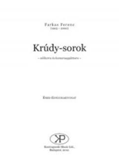 Farkas Ferenc: Krdy-sorok