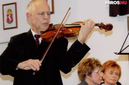 75 ves Palots Jzsef hegedű- s szolfzstanr, nyug. zeneiskolai igazgat
